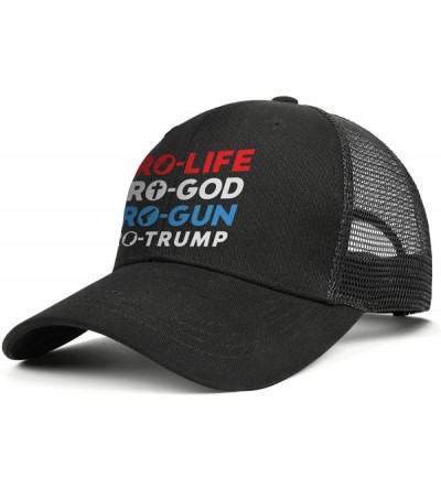 Baseball Caps Mens Style Snapbacks Cap Trump 2020 NO More BILLSHIT Visor Hats - Pro Life Pro - CL18UAEMU60 $28.31