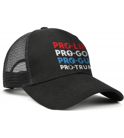 Baseball Caps Mens Style Snapbacks Cap Trump 2020 NO More BILLSHIT Visor Hats - Pro Life Pro - CL18UAEMU60 $11.01