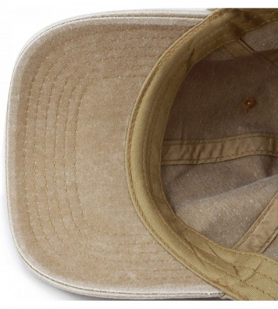 Baseball Caps 100% Cotton Pigment Dyed Low Profile Dad Hat Six Panel Cap - 1. Tan - C018HM4CE8N $8.90
