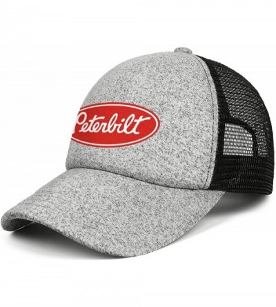 Baseball Caps Men Novel Baseball Caps Adjustable Mesh Dad Hat Strapback Cap Trucks Hats Unisex - Grey-3 - C118AH0XAWD $32.45