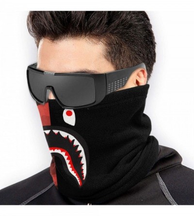 Balaclavas Bape Shark Half Blue Camo Neck Gaiter Warmer Windproof Mask Dust Face Clothing Free UV Face Mask - CE1970ELDZH $19.14