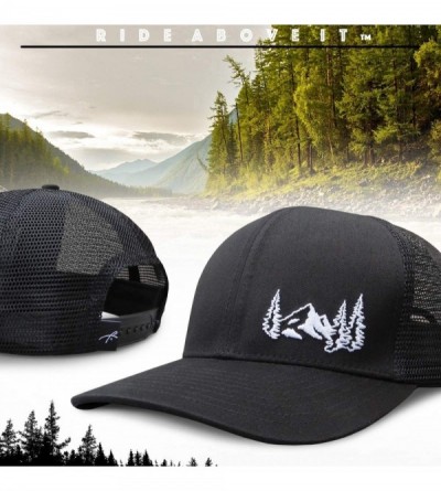 Baseball Caps Trucker Hat for Men or Women- Many Cool Designs - Mountain- Black - CC18TEQ9ICH $18.66