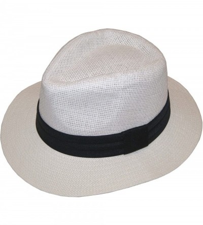 Baseball Caps Fashion Man Summer Golf Sun Hat Panama Cap - New - White - CP11NLJGIPF $20.75