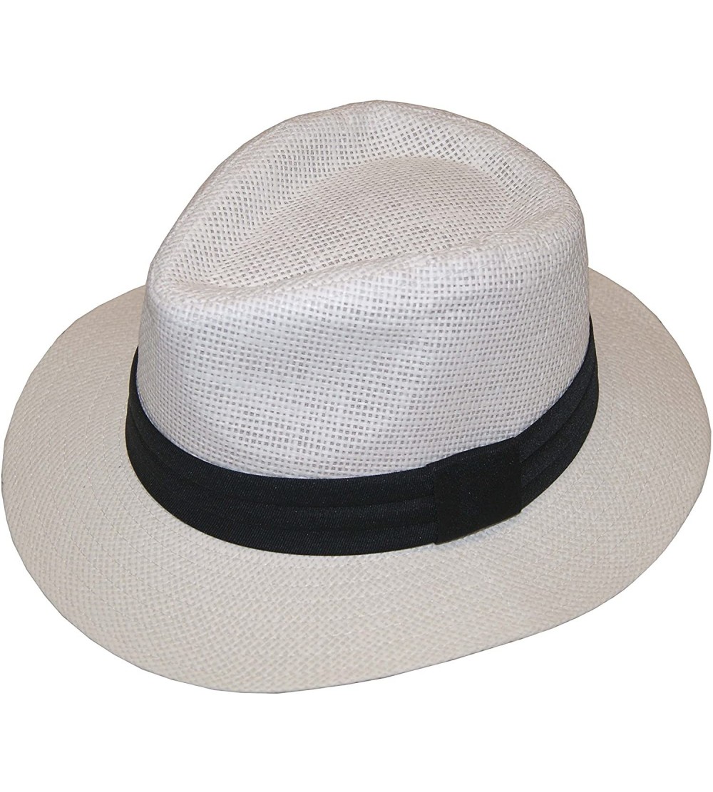Baseball Caps Fashion Man Summer Golf Sun Hat Panama Cap - New - White - CP11NLJGIPF $10.52