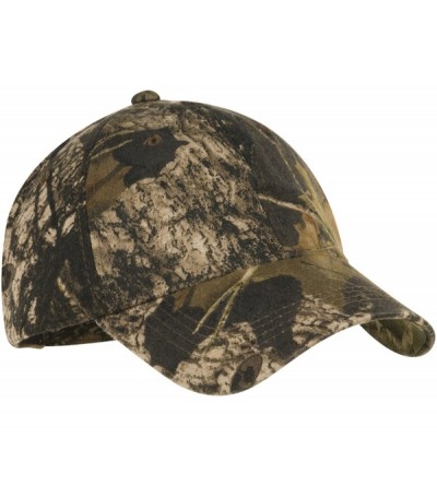 Baseball Caps Men's Pro Camouflage Series GarmentWashed Cap - Mossy Oak New Break-up - CF11NGRM6AH $18.82