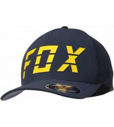 Baseball Caps Men's Smoke Blower Flexfit Trudri Hat - Navy/Gold - CK187E67SM6 $49.95