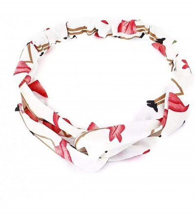 Headbands Adjustable Headbands Headscarf Accessories - White 2 - CU18YHK8KDZ $7.39