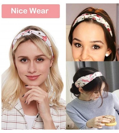 Headbands Adjustable Headbands Headscarf Accessories - White 2 - CU18YHK8KDZ $7.39
