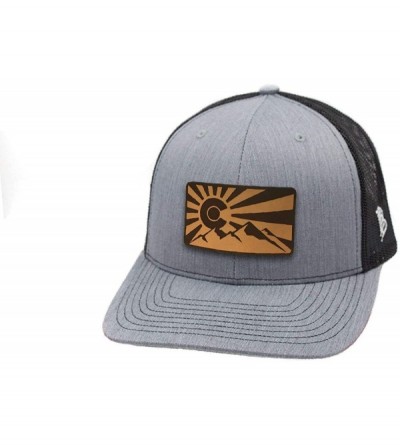 Baseball Caps The Rocky Mountain Curved Trucker - Charcoal/Black - CL18IOW36NZ $29.24