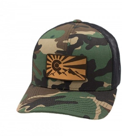 Baseball Caps The Rocky Mountain Curved Trucker - Charcoal/Black - CL18IOW36NZ $29.24