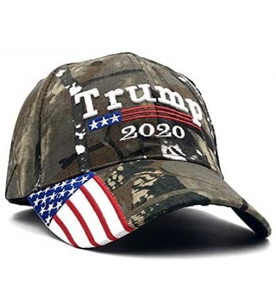 Baseball Caps Donald Trump Hat Camouflage Cap Keep America Great MAGA Hat President 2020 American Flag USA - Camouflage - CO1...