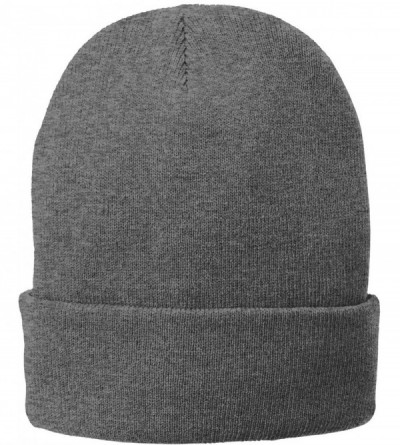 Baseball Caps Port & Company Fleece-Lined Knit Cap. CP90L - Athletic Oxford - CU126B15A0R $8.86