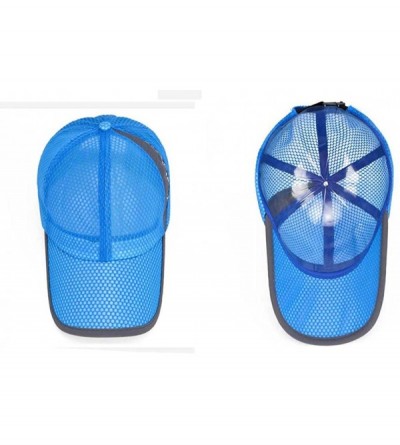 Sun Hats Unisex Summer Baseball Hat Sun Cap Lightweight Mesh Quick Dry Hats Adjustable Cap Cooling Sports Caps - Orange - C41...