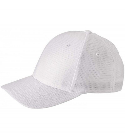 Baseball Caps Yp Ff Cool & Dry Tricot Cap - White - CA113BUPFBR $20.35