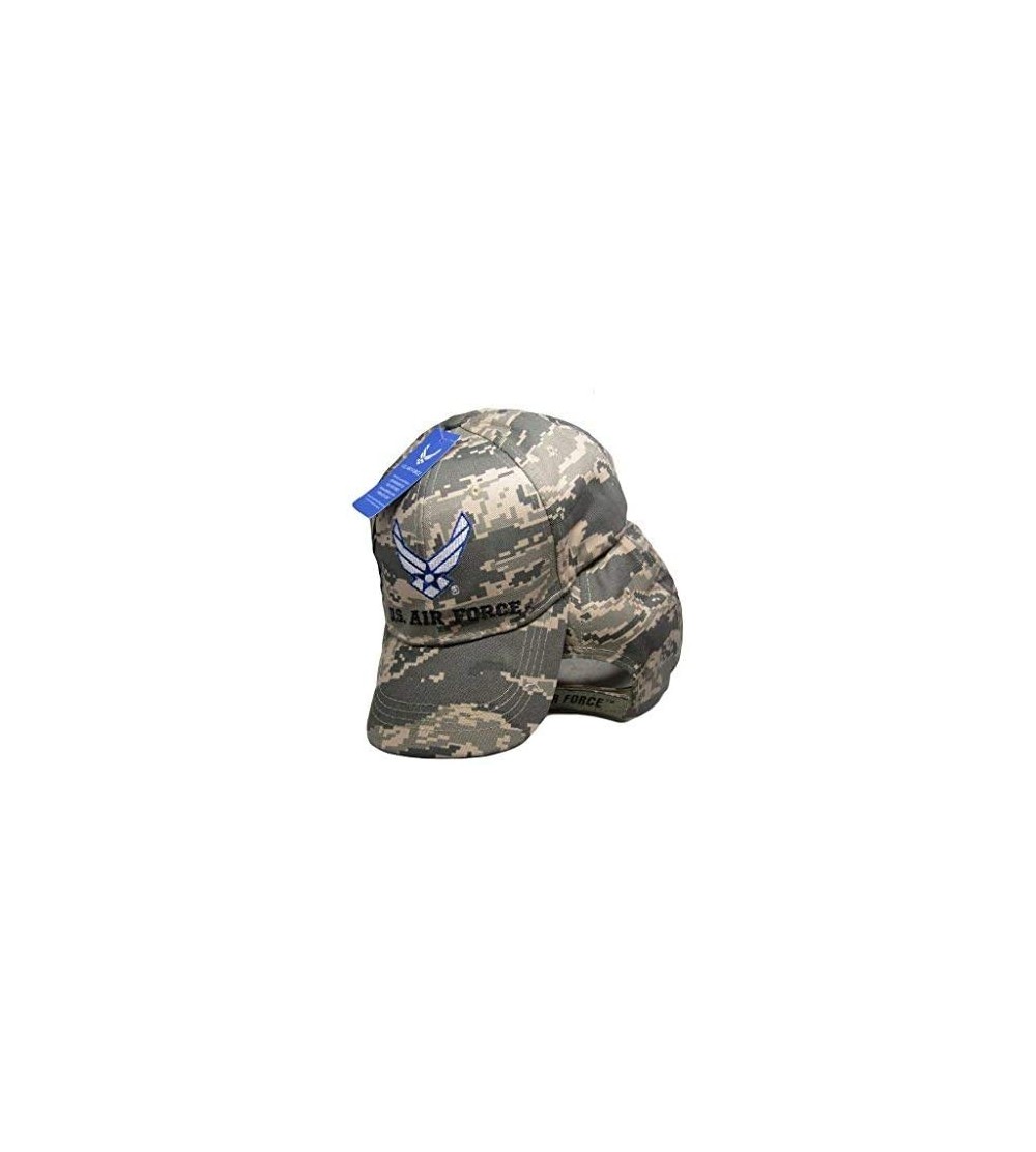 Skullies & Beanies U.S. Air Force Wings ACU Digital Camo Embroidered Cap Hat Licensed (ACU 2) - C518C4ZN95D $11.39