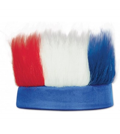 Headbands RWB Hairy Headband - Red/White/Blue - C211053ZIPL $8.82