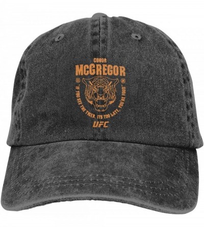 Baseball Caps Jeans Hat Conor McGregor UFC 202 Tiger Food Baseball Cap Sports Cap Adult Trucker Hat Mesh Cap - Black - CY18SC...