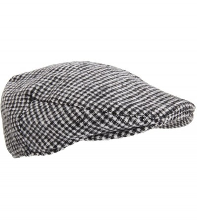 Newsboy Caps Mens Traditional Lined Flat Cap - Brown - CW129KNC6E7 $16.51