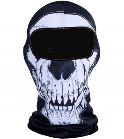 Balaclavas Balaclava Ski Mask- Thin Breathable 3D Bandana Full Face Ninja Masks - Bb-17 - C3184SDNTZY $24.17