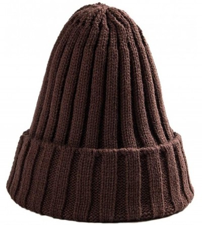 Skullies & Beanies Winter Knit Beanie Cap Ski Hat Casual Hats Warm Caps for Men Women - O - CX18ILZHWMY $6.93