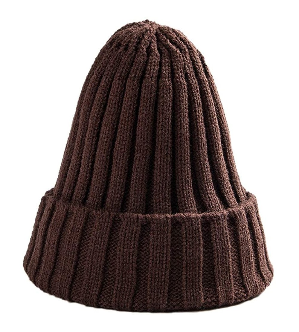 Skullies & Beanies Winter Knit Beanie Cap Ski Hat Casual Hats Warm Caps for Men Women - O - CX18ILZHWMY $6.93