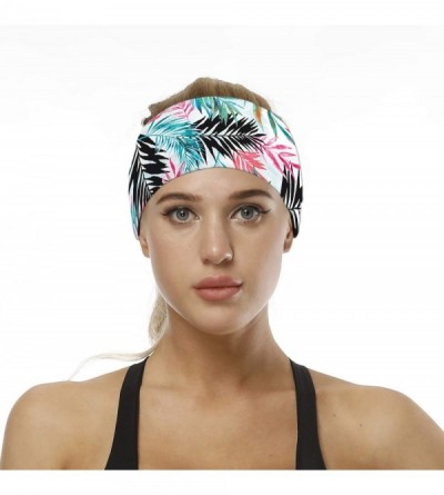 Headbands Women Headbands Turban Headwraps Hair Band Bows Accessories for Fashion Or Sport Boho Printed Neckchief Galaxy - C1...