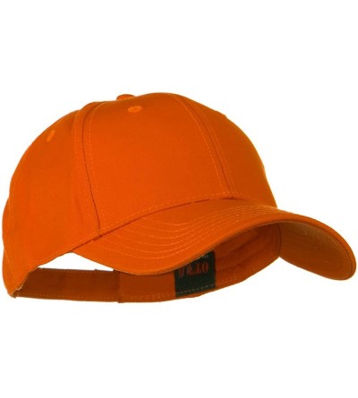 Baseball Caps Superior Cotton Twill Low Profile Strap Cap - Orange - CB12NH2D2TN $21.73