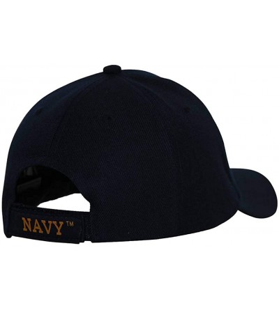 Baseball Caps United States Navy Veteran Adjustable Hat w/Emblem Embroidery - CG11GO0UIYP $8.35