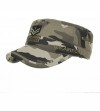 Newsboy Caps Women Men Washed Cotton Cadet Army Cap Basic Cap Military Style Hat Flat Top Cap Baseball Cap - Camouflage 1 - C...