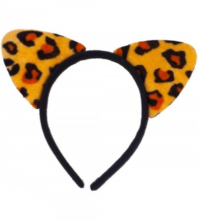 Headbands Red Fluffy Devil Ears Stretch Headband Bowtie Bendable Tail Halloween Holloween Costume - brown - CM18GTME85I $9.67