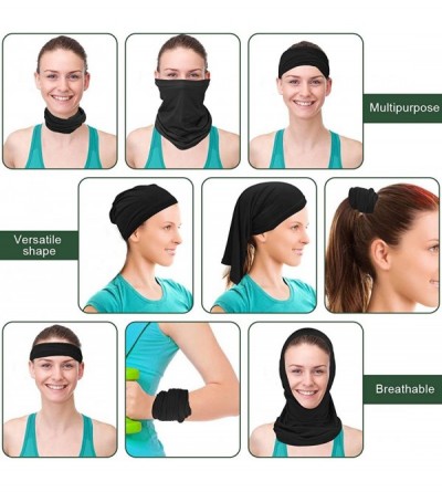Balaclavas UV Protection Face Mask Ice Neck Gaiter Windproof Scarf Bandana Headband - White - C5197X66CDX $19.62