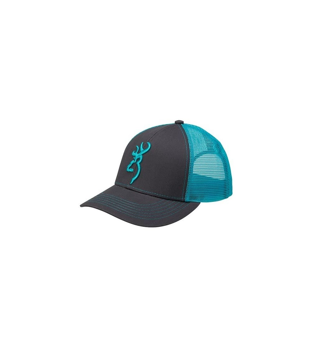 Baseball Caps Flashback Cap- Charcoal/Neon Blue - CB17Z6XY3R6 $15.68
