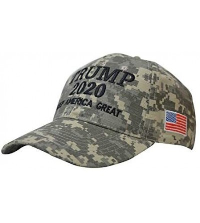Baseball Caps Donald Trump 2020 Keep America Great Cap Adjustable Baseball Hat with USA Flag - Breathable Eyelets - CN18GESXN...