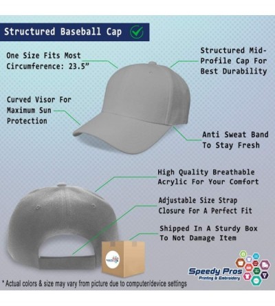 Baseball Caps Custom Baseball Cap Yo Amo Maracaibo Spanish Embroidery Dad Hats for Men & Women - Gray - CY18ANL0HTX $11.57