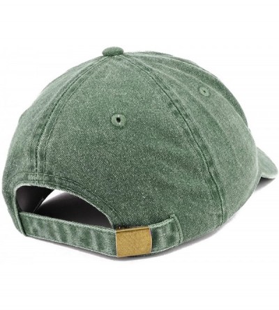 Baseball Caps Orca Killer Whale Embroidered Pigment Dyed 100% Cotton Cap - Dark Green - CS185LU4RE3 $20.81