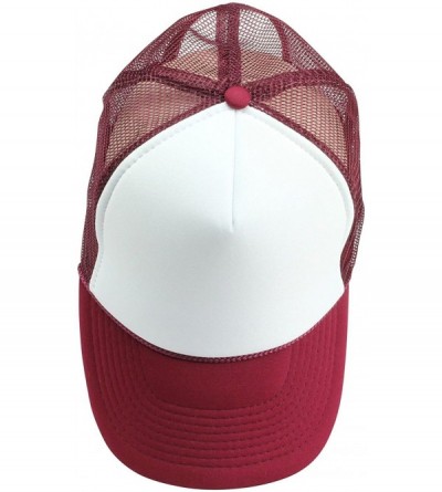 Baseball Caps 2 Packs Baseball Caps Blank Trucker Hats Summer Mesh Cap Flat Bill or Chambray Hats (2 for Price of 1) - CE17YT...