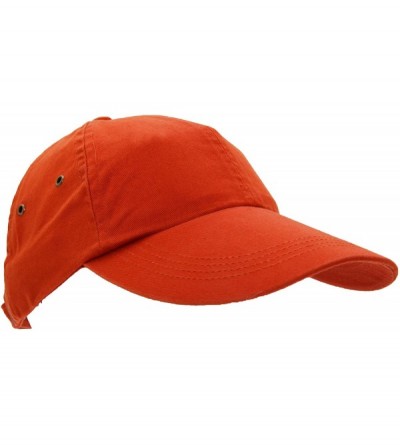 Baseball Caps Unisex Low Profile Twill Baseball Cap/Headwear - Burnt Orange - CA11E5O9VD1 $7.53
