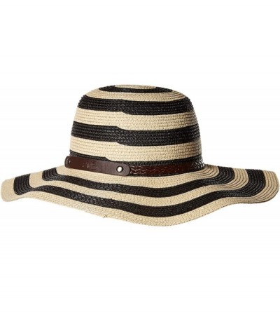 Sun Hats Roll-N-Go Sun Hat - Black/Tan Stripe - C1180A0DWIM $12.51