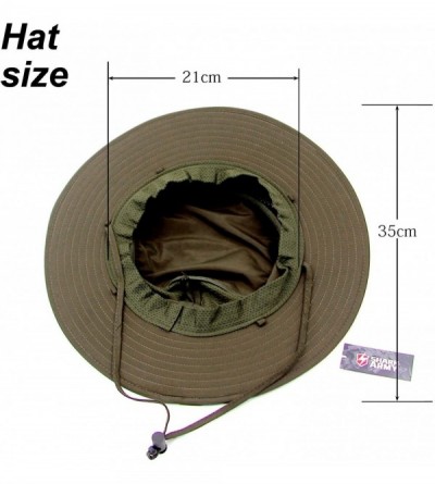 Sun Hats Summer Outdoors Packable Breathable Sun Hat Wide Brim Soft Mesh Fishing Hunting Hiking Breezer Hat for Men Women - C...