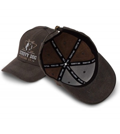 Baseball Caps Premium Adjustable Baseball Caps for Men and Women - Waxed Brown - CE18XRRZ856 $19.31