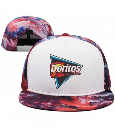 Baseball Caps Men/Women Print Adjustable Doritos-Corn-Flake-Logo- Outdoor Flat Brim Trucker Cap - Pink-18 - CM18QS9S70S $20.70