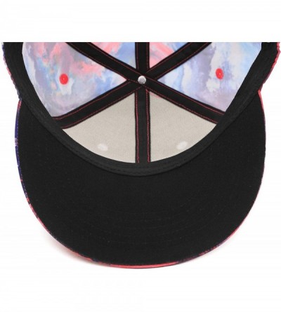 Baseball Caps Men/Women Print Adjustable Doritos-Corn-Flake-Logo- Outdoor Flat Brim Trucker Cap - Pink-18 - CM18QS9S70S $20.70