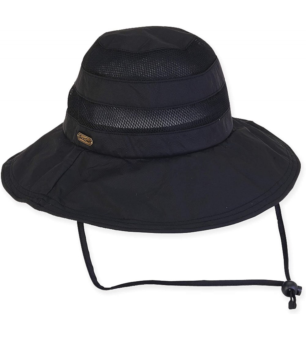 Sun Hats Women's Mesh Performance Hat 1928 - Black - CM18E8H04UX $18.56