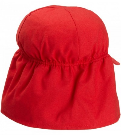 Sun Hats Unisex Baby Upf 50 Plus Original Flap Hat - Red - CN115GFFZTR $17.38