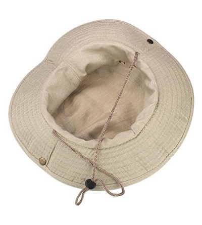 Bucket Hats Hunting Fishing Military Camouflage Foldable - Beige - CT18ONLN36A $12.03