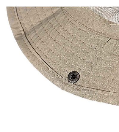 Bucket Hats Hunting Fishing Military Camouflage Foldable - Beige - CT18ONLN36A $12.03