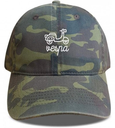 Baseball Caps Vespa Baseball Cap Embroidered Dad Hats Unisex Size Adjustable Strap Back Soft Cotton - Camouflage - CW18XO8EZ3...
