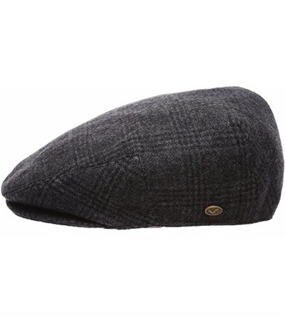 Newsboy Caps Men's Premium Wool Blend Classic Flat IVY newsboy Collection Hat - 1930-black - CY12NG98DIL $14.40