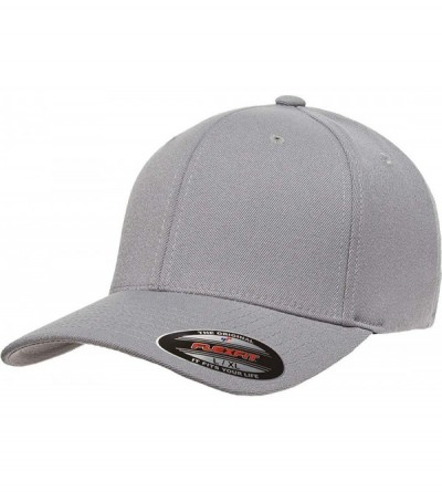 Baseball Caps Flexfit Pro-Formance Cap - Moisture Wicking- Stretch Flex Fit Hat - Grey - CQ18HETUDGI $11.57