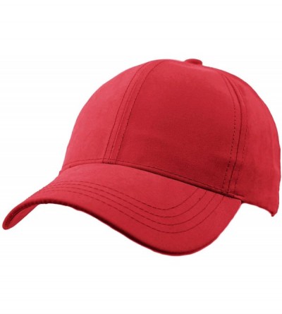 Baseball Caps Everyday Unisex Light Plain Blank Baseball Sun Visor Solid Cap Dad Hat - Wine - CT1853GMRGT $11.39